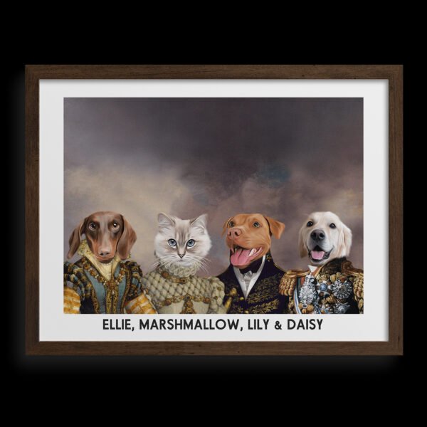 The Royal Court Custom Pet Portrait