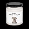 Custom Memorial Pet Portrait Candle