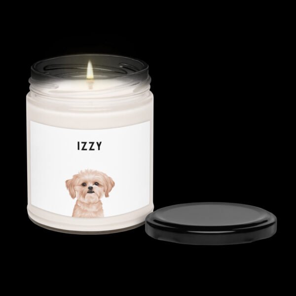 Custom One Pet Portrait Candle