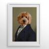 主图-04-主图-04 The Dignified Gentleman Custom Pet Portrait