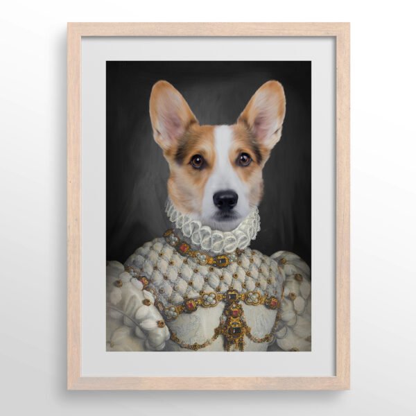 主图-04-主图-04 The Proper Lady Custom Pet Portrait