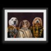 The Decorated Lords & Lady Custom Pet Portrait