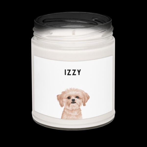 Custom One Pet Portrait Candle