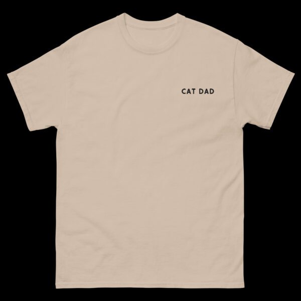 Cat Dad Embroidered T-Shirt
