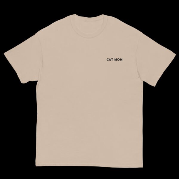 Cat Mom Embroidered T-Shirt