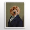 主图-05-主图-05 The Dignified Gentleman Custom Pet Portrait