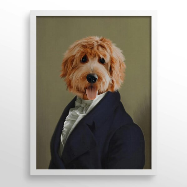 主图-05-主图-05 The Dignified Gentleman Custom Pet Portrait