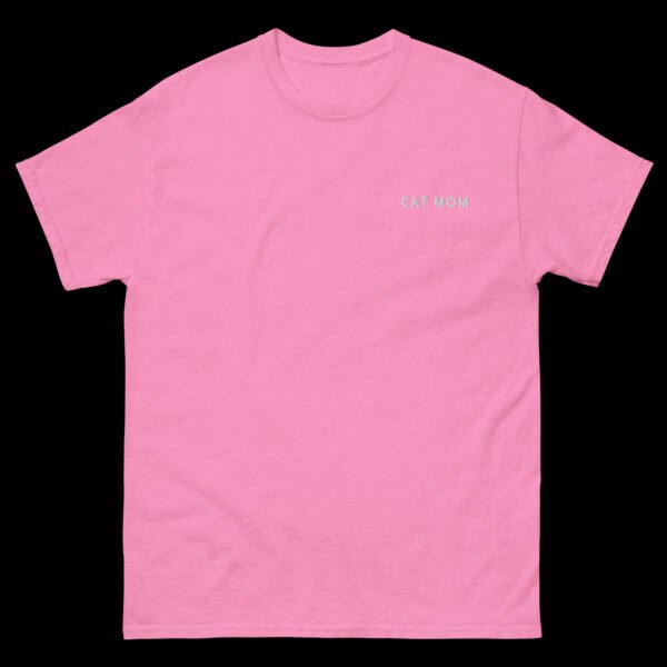 Cat Mom Embroidered T-Shirt