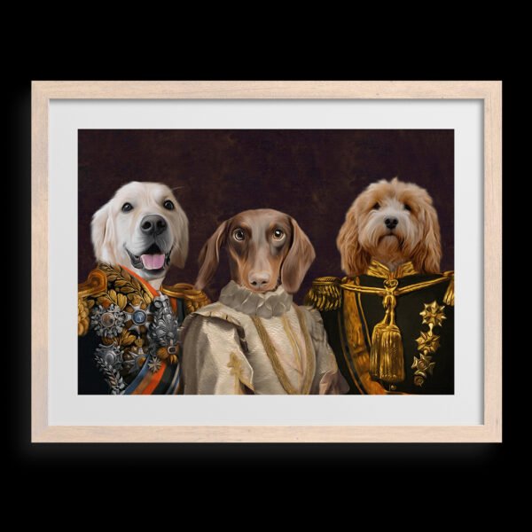 The Decorated Lords & Lady Custom Pet Portrait