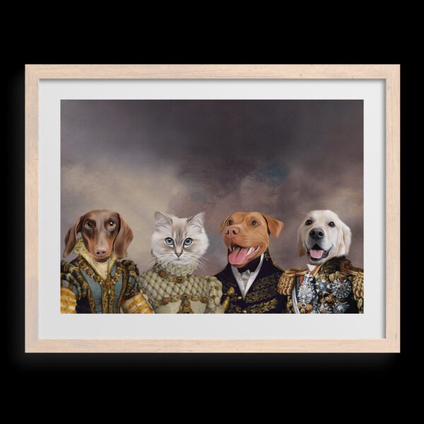 The Royal Court Custom Pet Portrait