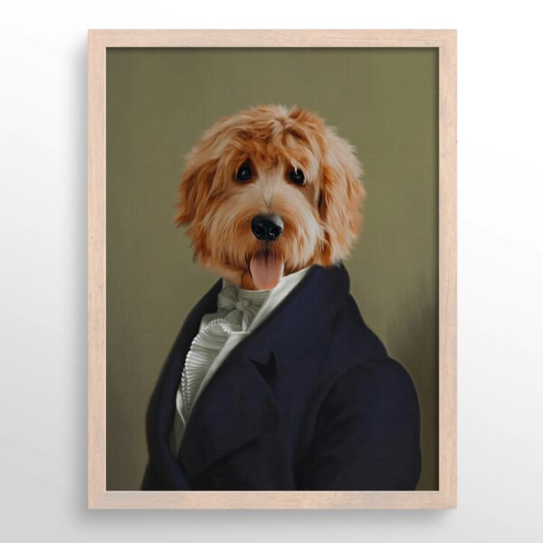 主图-07-主图-07 The Dignified Gentleman Custom Pet Portrait
