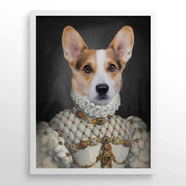 主图-07-主图-07 The Proper Lady Custom Pet Portrait