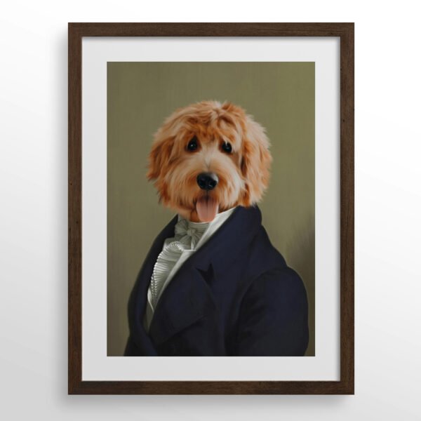 主图-08-主图-08 The Dignified Gentleman Custom Pet Portrait