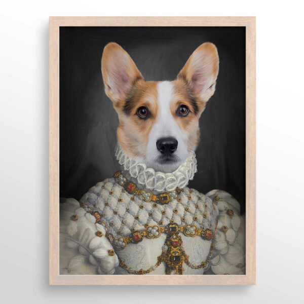 主图-08-主图-08 The Proper Lady Custom Pet Portrait