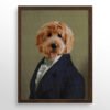 主图-09-主图-09 The Dignified Gentleman Custom Pet Portrait