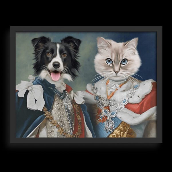 Their Majesties Custom Pet Portraits