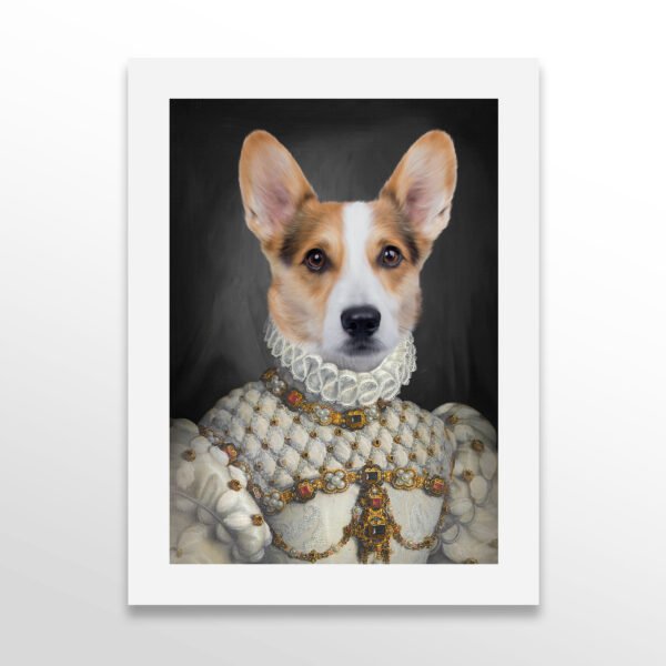 主图-10-主图-10 The Proper Lady Custom Pet Portrait