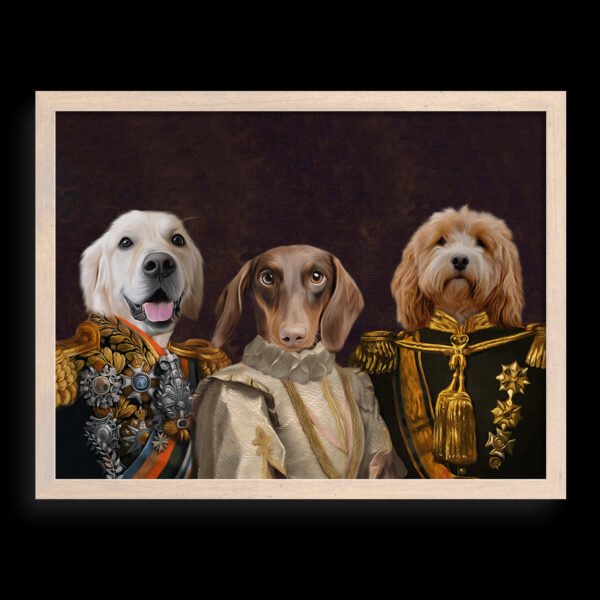 The Decorated Lords & Lady Custom Pet Portrait