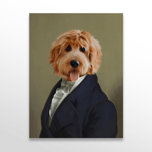 主图-11-主图-11 The Dignified Gentleman Custom Pet Portrait