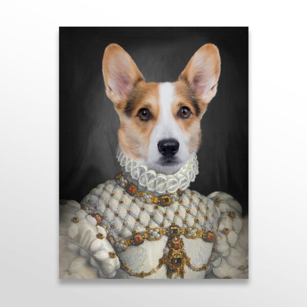 主图-11-主图-11 The Proper Lady Custom Pet Portrait