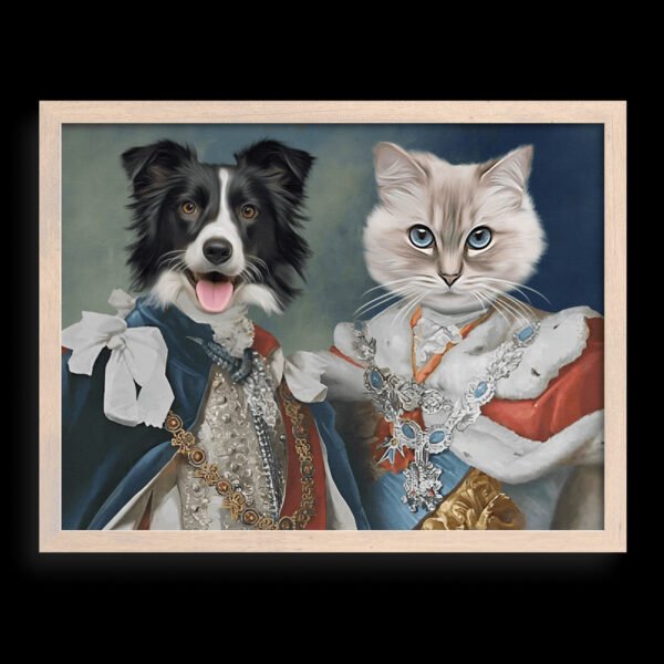 Their Majesties Custom Pet Portraits