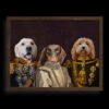 The Decorated Lords & Lady Custom Pet Portrait