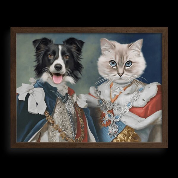 Their Majesties Custom Pet Portraits