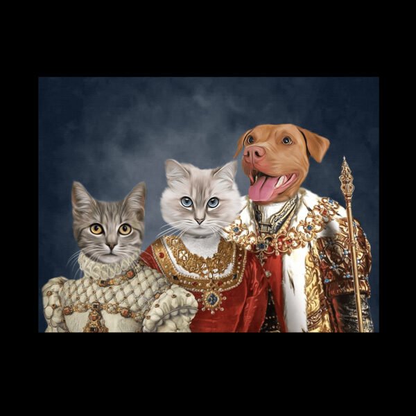 主图-12-主图-12 The Royal Family Custom Pet Portrait