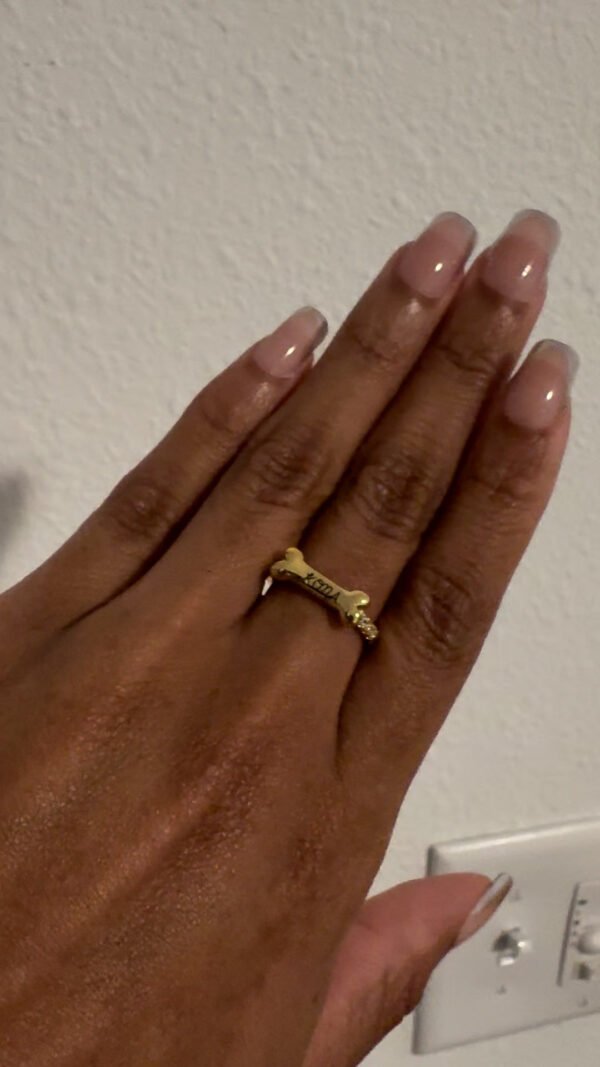 Custom Engraved Bone Ring