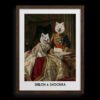 The King & Queen Custom Pet Portrait