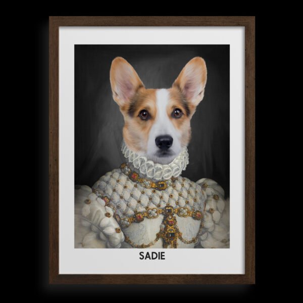 主图-14-主图-14 The Proper Lady Custom Pet Portrait